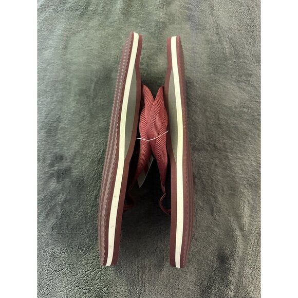 Lacoste Men's Randle SPM Canvas Flip Flop Red Size 11  New - Picture 12 of 16